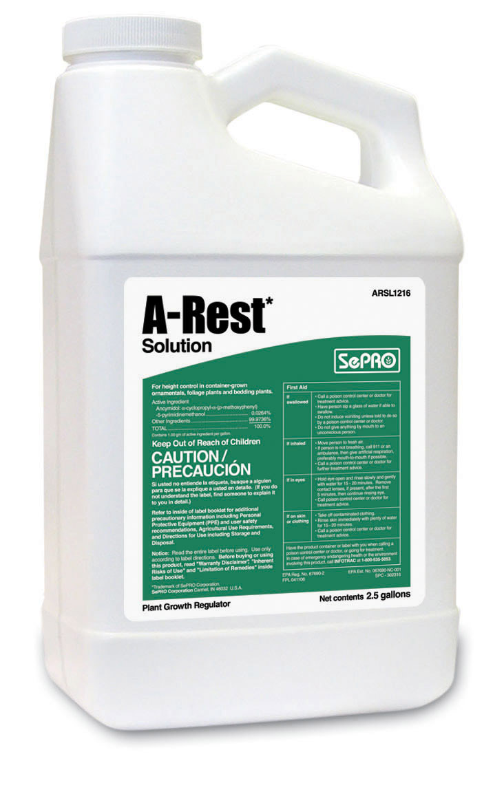 A-Rest 2.5 Gallon Bottle 2/cs - Growth Regulators